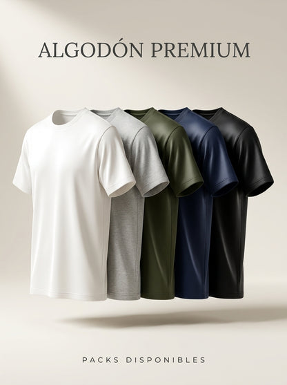 PLAYERA PREMIUM 100% ALGODÒN PERUANO 270G GRAMAJE ALTO