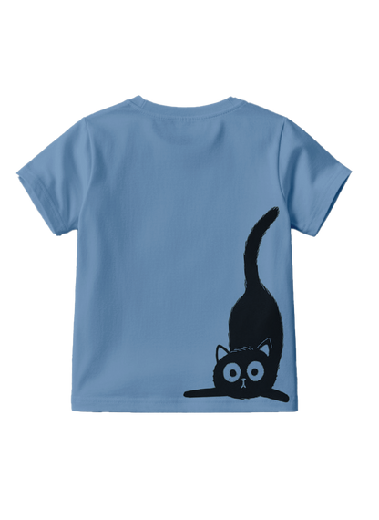 Playera estampada para niños · dis:GATO AZUL