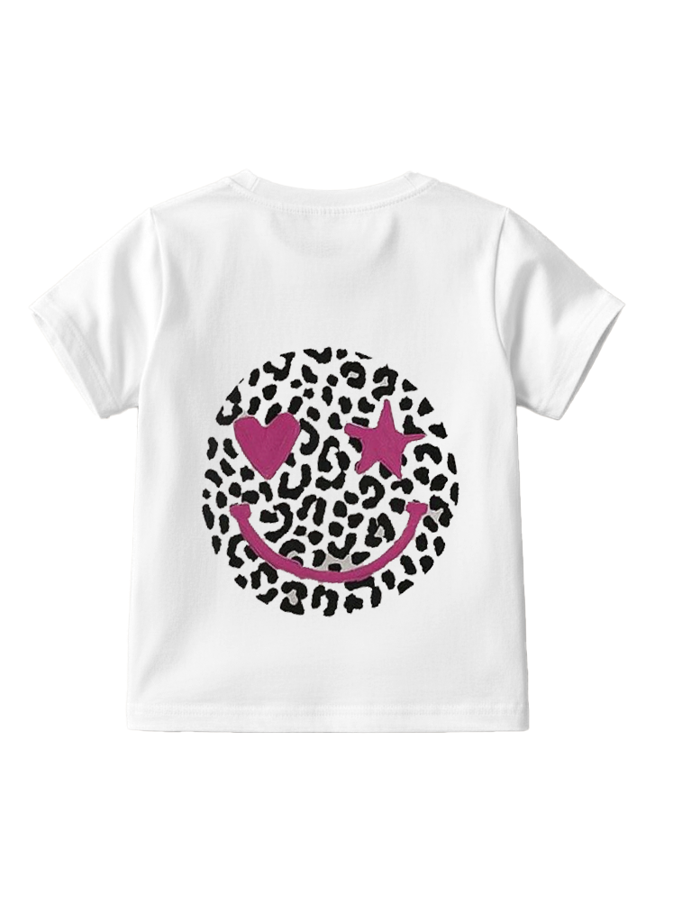 Playera estampada para niños · dis:CARITA LEOPARDO