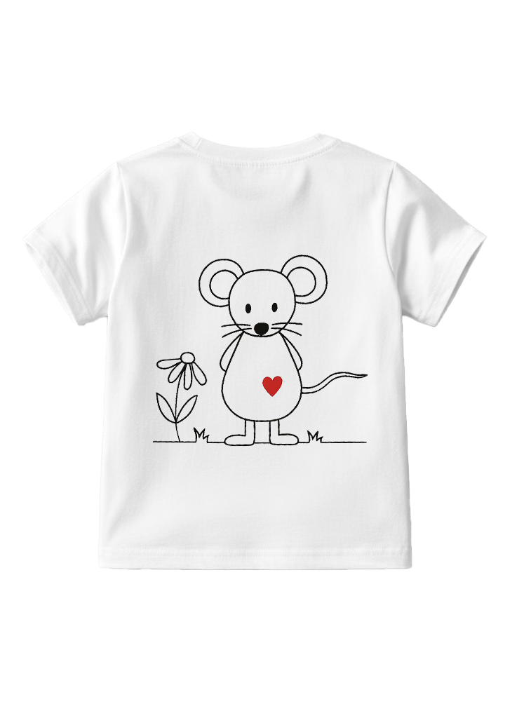 Playera estampada para niños · dis:RATONCITO