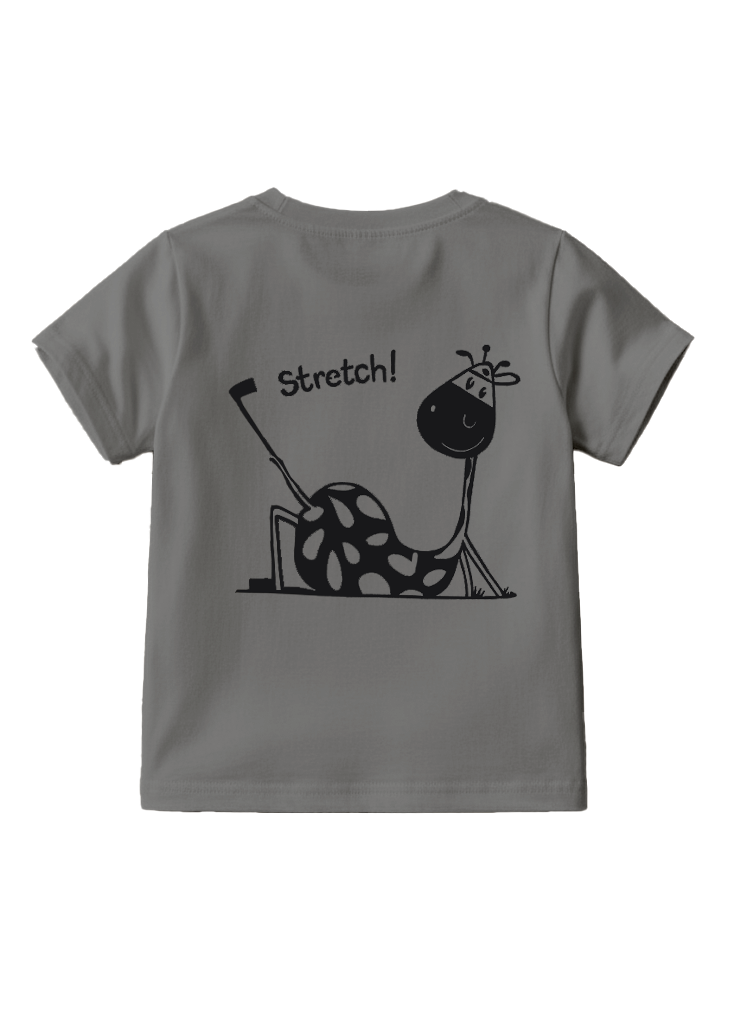 Playera estampada para niños · dis:JIRAFA GRIS