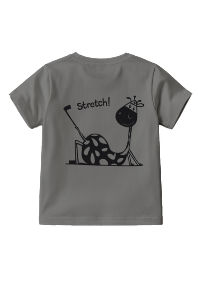Playera estampada para niños · dis:JIRAFA GRIS