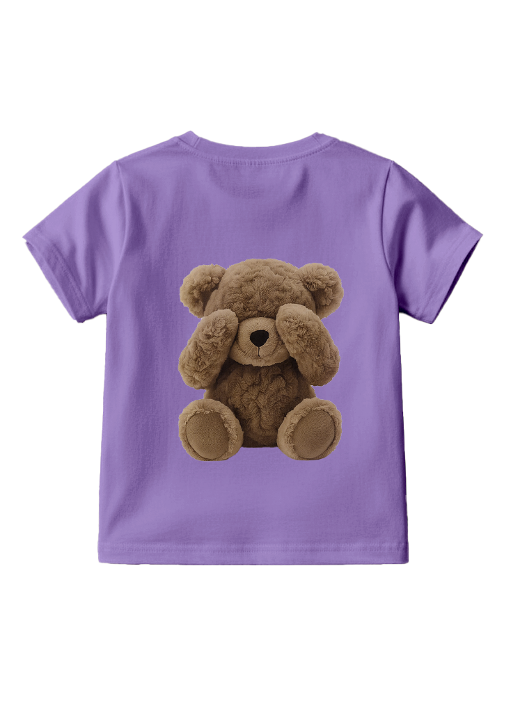 Playera estampada para niños · dis:OSITO MORADO