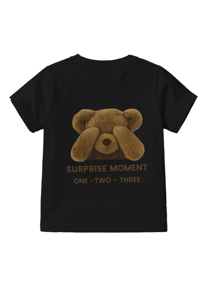 Playera estampada para niños · dis:OSITO NEGRO