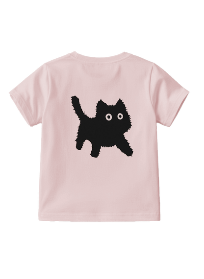 Playera estampada para niños · dis:GATITO ROSADO
