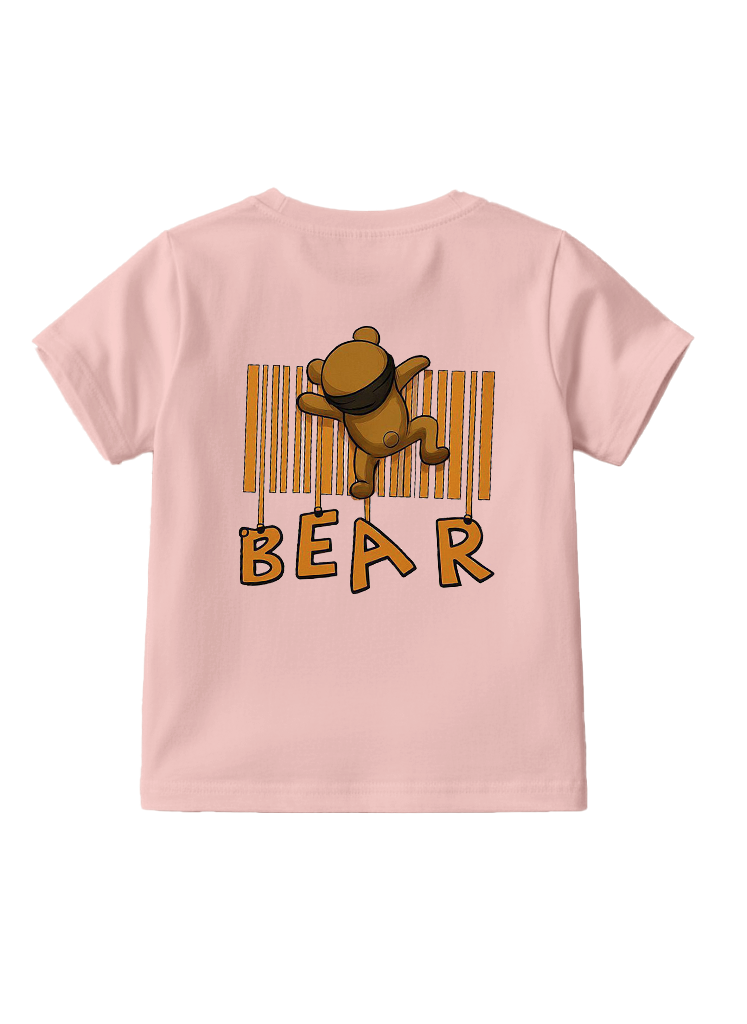 Playera estampada para niños · dis:OSO BEAR ROSADO
