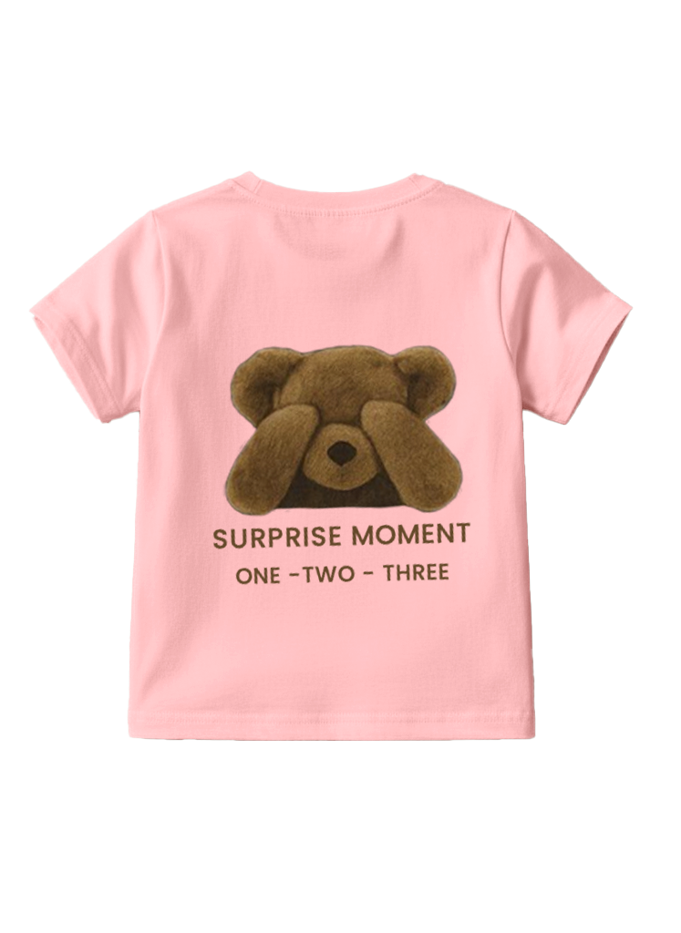 Playera estampada para niños · dis:OSITO ROSADO