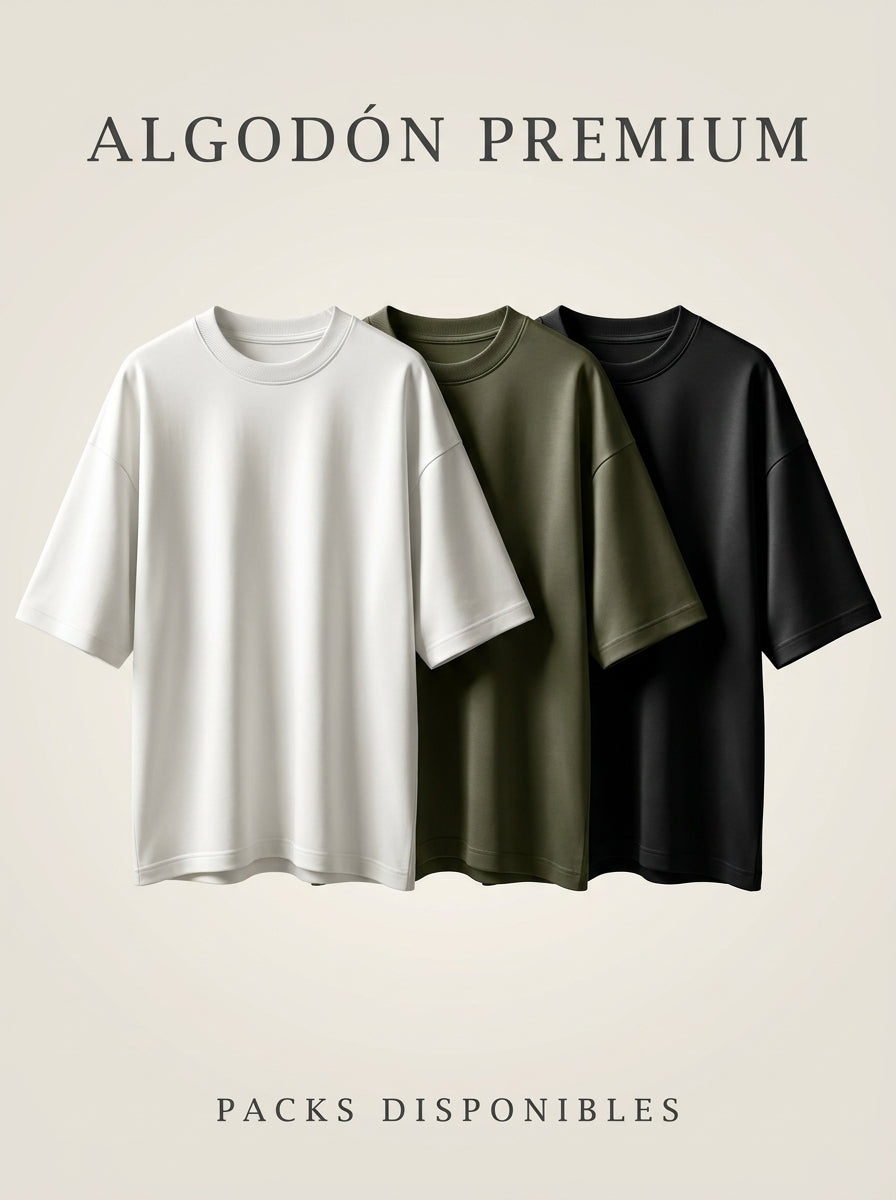 OVERSIZE PREMIUM 320 GRAMOS - 100% ALGODÓN