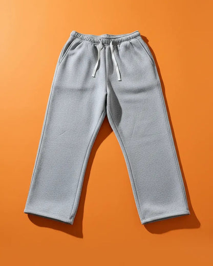 Jogger wide leg sobre naranja